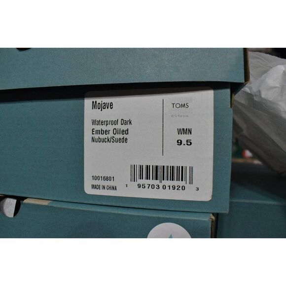 Toms Women Size 9.5 Mojave Oiled Waterproof Ember Nubuck Leopard Suede Mid Boots - Picture 10 of 10